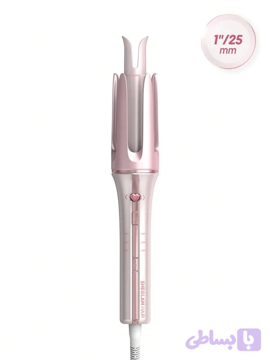 دستگاه فر کننده مو کرلی شیگلم بیبی پینک 25mm Cupid’s Charm One-Touch Instant Curler