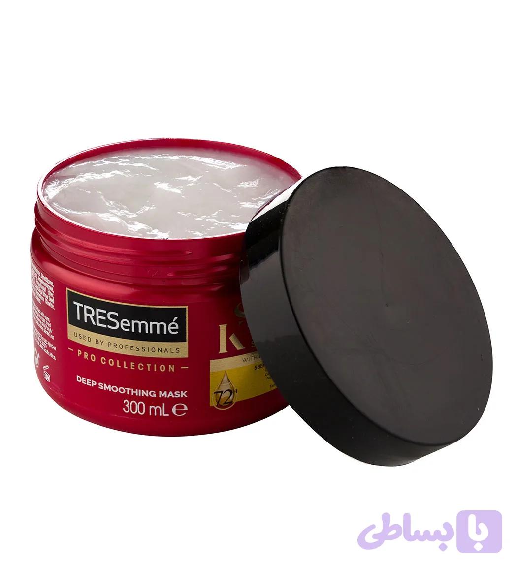 ماسک مو ترمیم کننده و ضد وز ترزمه مدل Deep Smoothing حاوی کراتین مناسب آسیب دیده حجم 300 میلی لیتر