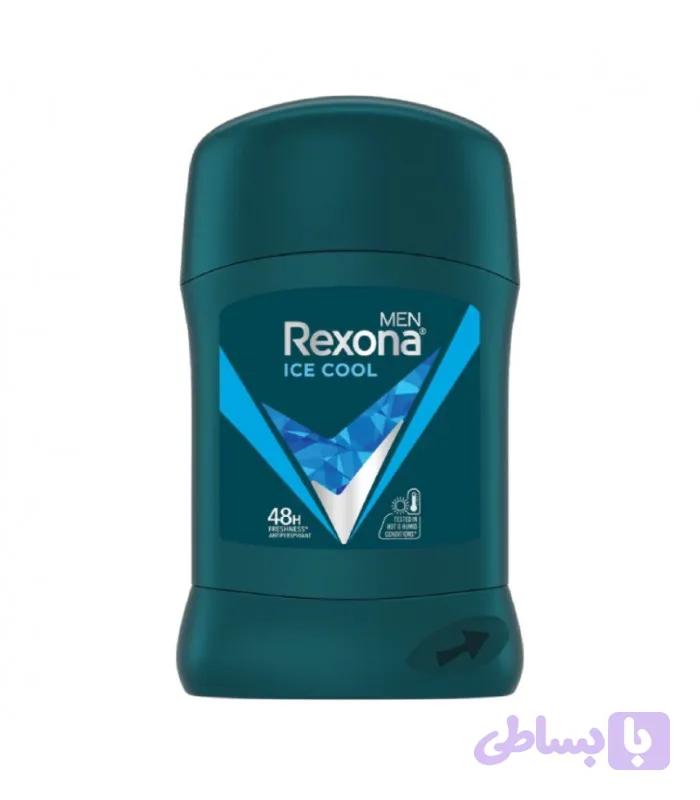 مام استیک بدن مردانه رکسونا Rexona Men Ice Cool Stick Deodorant حجم 40 گرم