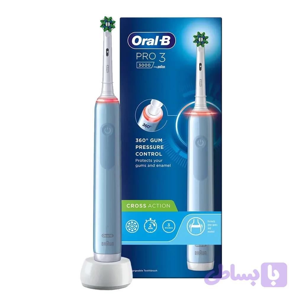 مسواک برقی اورال بی کراس اکشن Oral-B Pro 3 3000 Cross Action