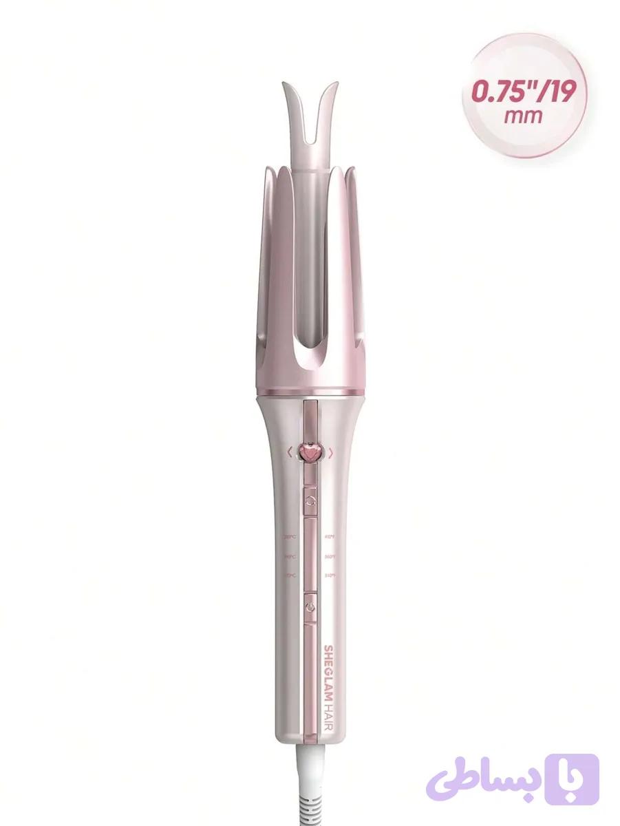 دستگاه فر کننده مو کرلی شیگلم بیبی پینک Cupid's Charm One-Touch Instant Curler 19mm