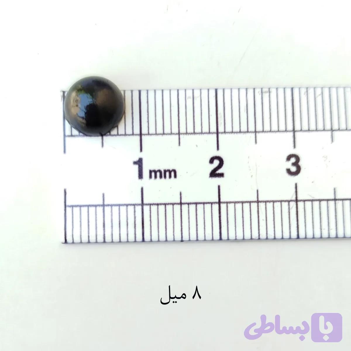 چشم عروسک لپه ای 8 میل (مروارید لپه) — تصویر 1