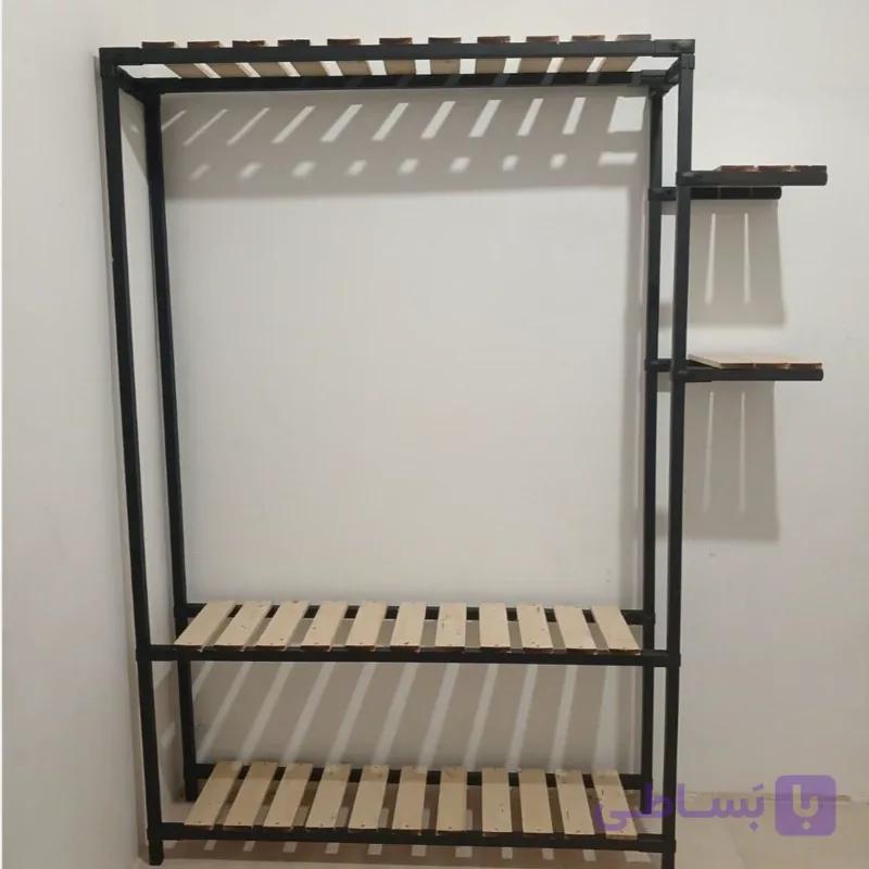 رگال لباس فلزی کنار طبقه  (پس کرایه)