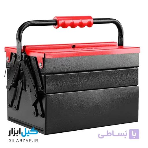 جعبه ابزار فلزی اتوماتیک 30 سانتی متر 3 طبقه رونیکس مدل RH-9171 — تصویر 1