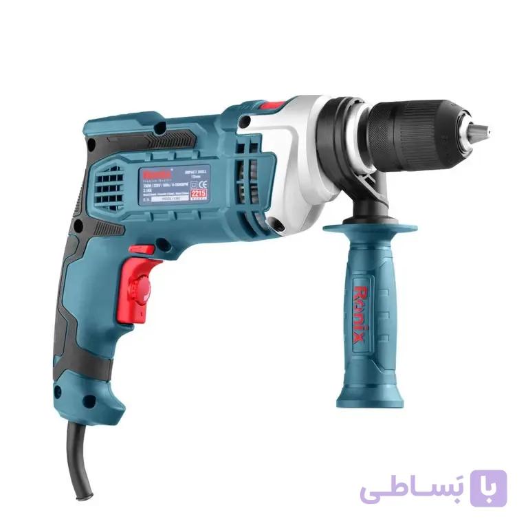 دریل برقی چکشی 13میلی متری 750 وات اتوماتیک رونیکس مدل 2215 — تصویر 1
