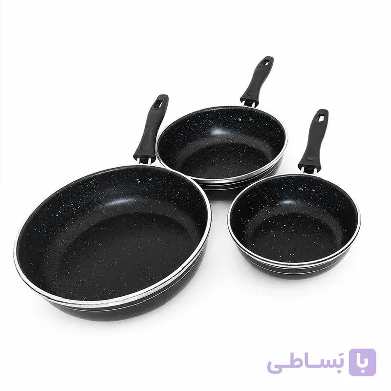 سرویس تابه3 پارچه مدل تک دسته — تصویر 1