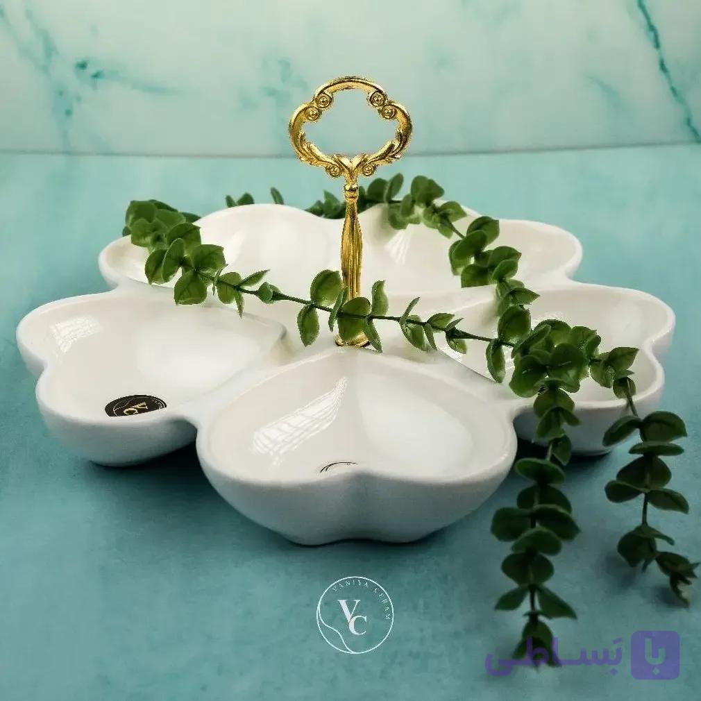 اردو خوری سرامیکی مدل قلبی — تصویر 1