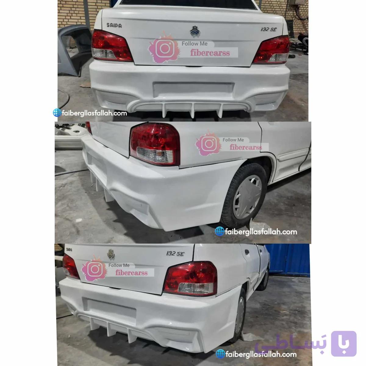 سپر اسپرت عقب پراید 132 خام ضخامت بالا