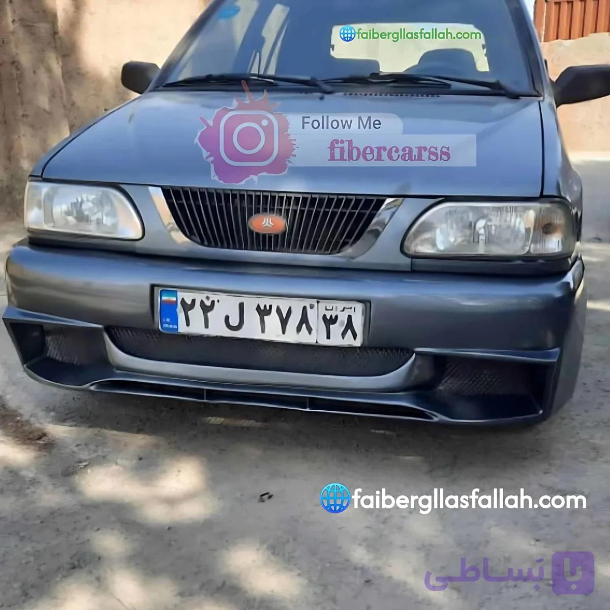 سپر اسپرت جلو پراید 141خام ضخامت معمولی