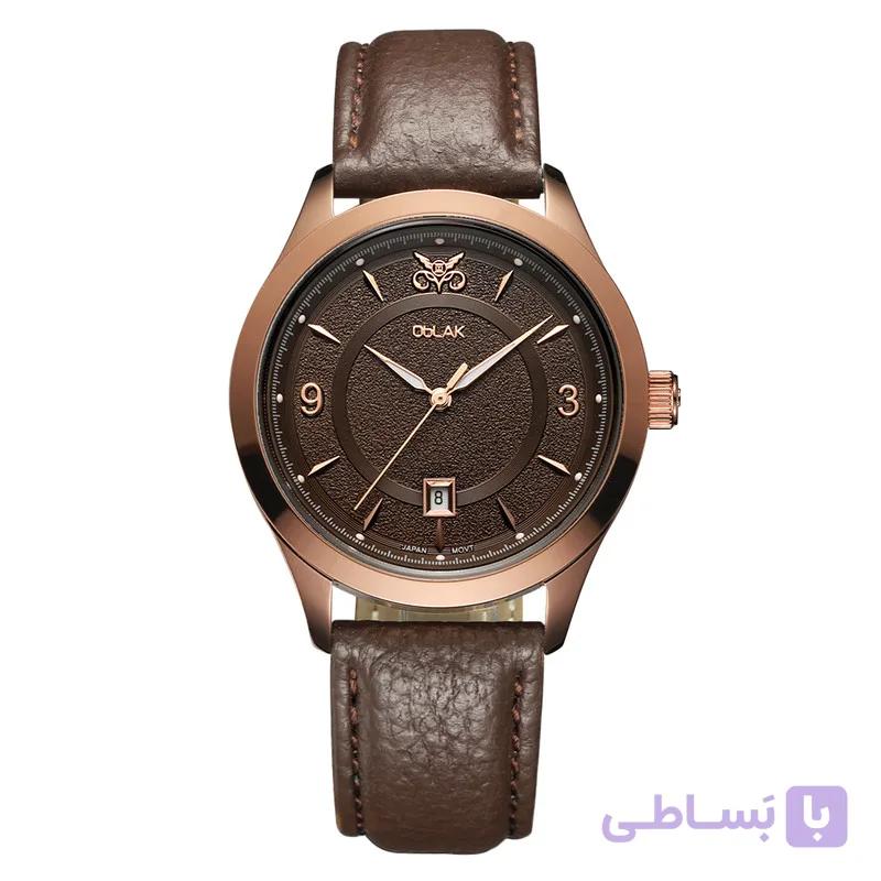 ساعت مچی عقربه‌ای مردانه اوبلاک مدل 72699