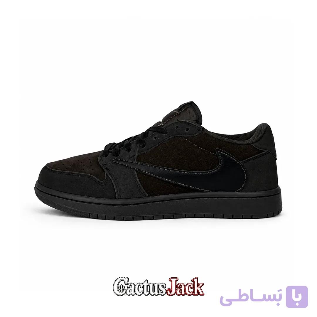 کتونی نایک تروایس اسکات رنگ قهوه ای تیره — تصویر 1