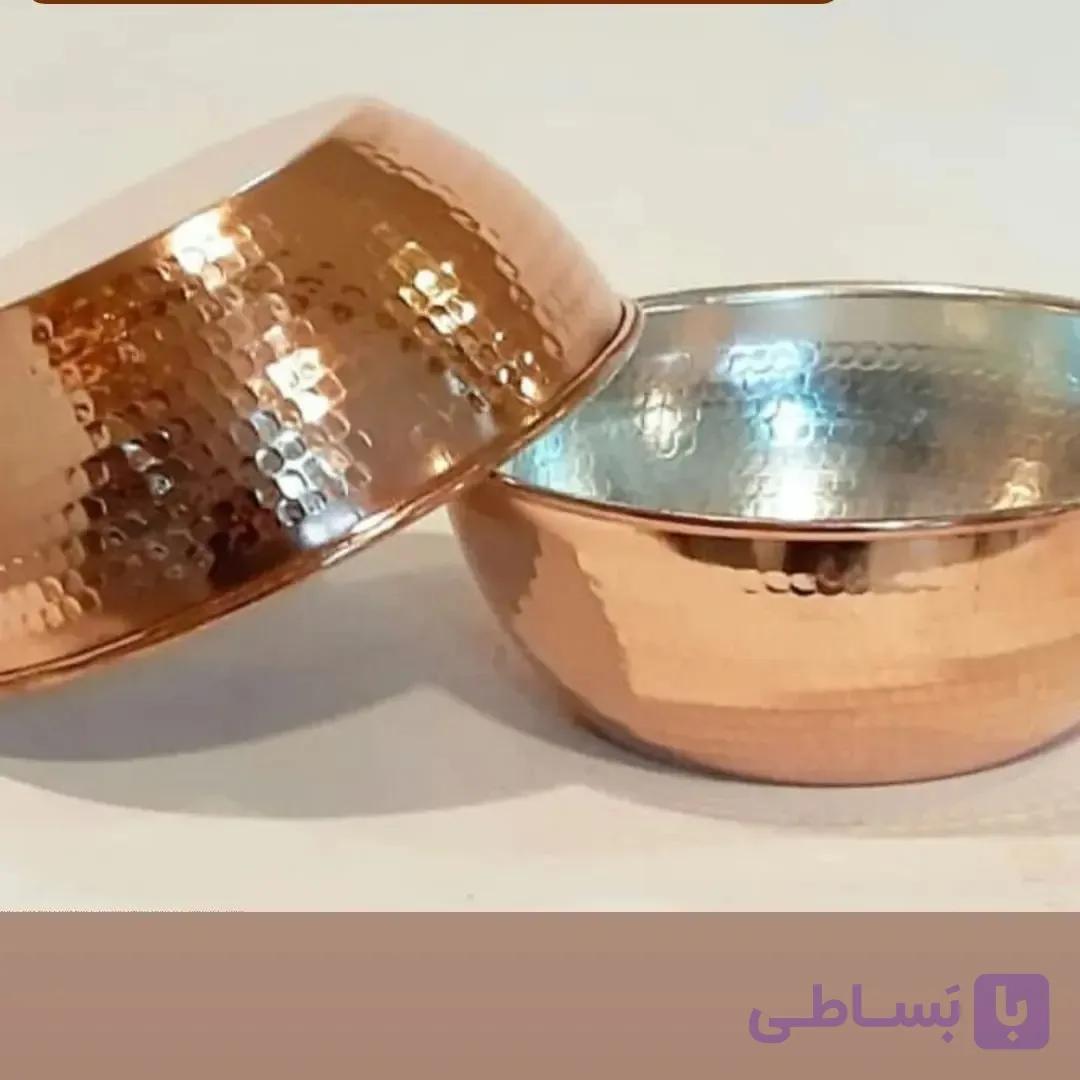 کاسه مسی 1 عددی سایز 1 قطر 13.5