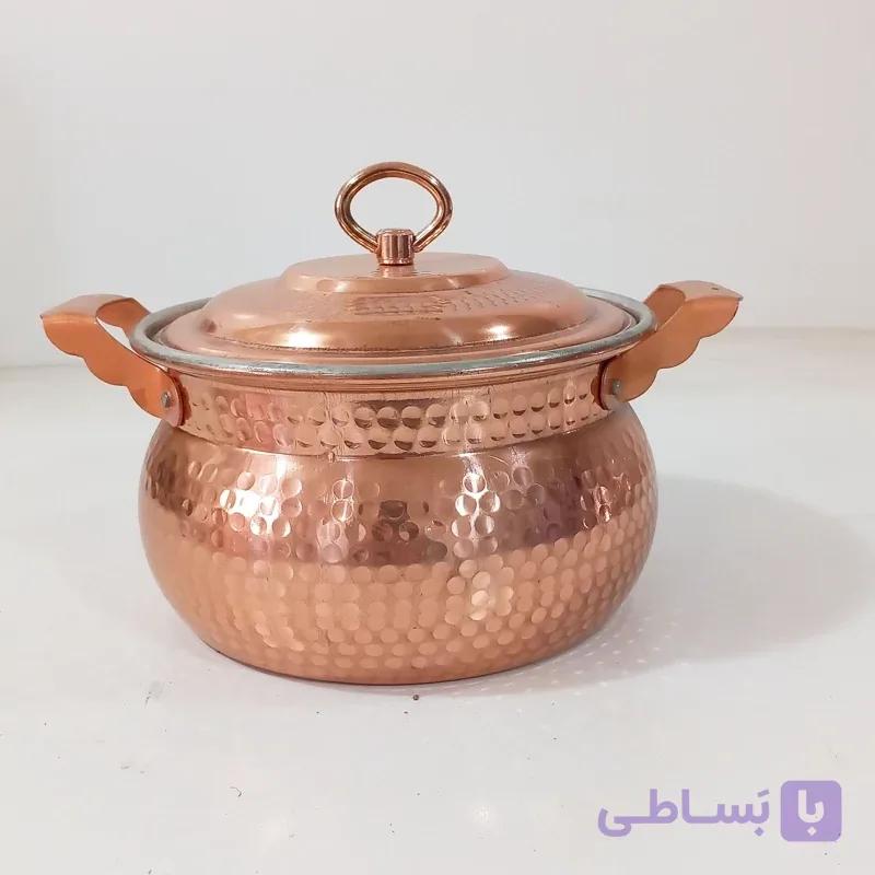 قابلمه شکمی مسی چکشی قطر22