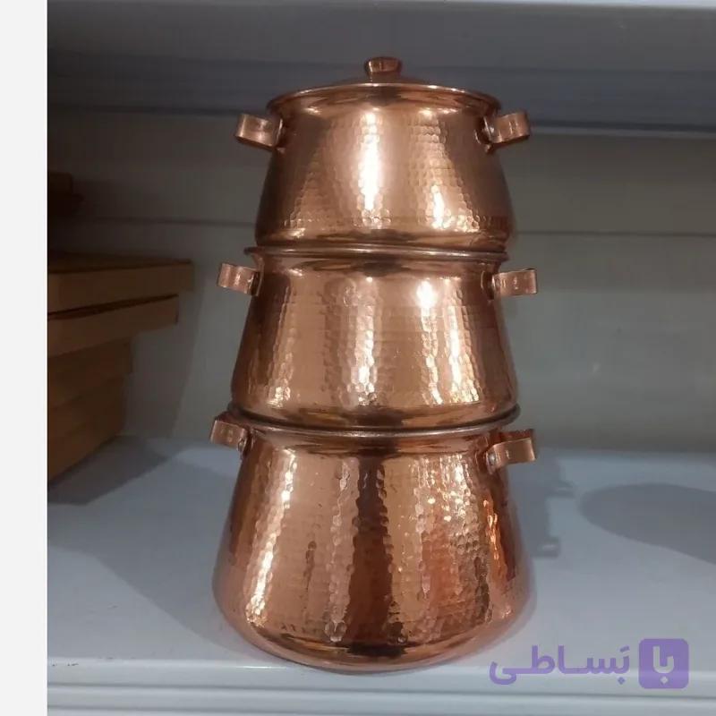 تیانچه سیسمونی سه تایی چکشی مسی دسته دار نانو شده
