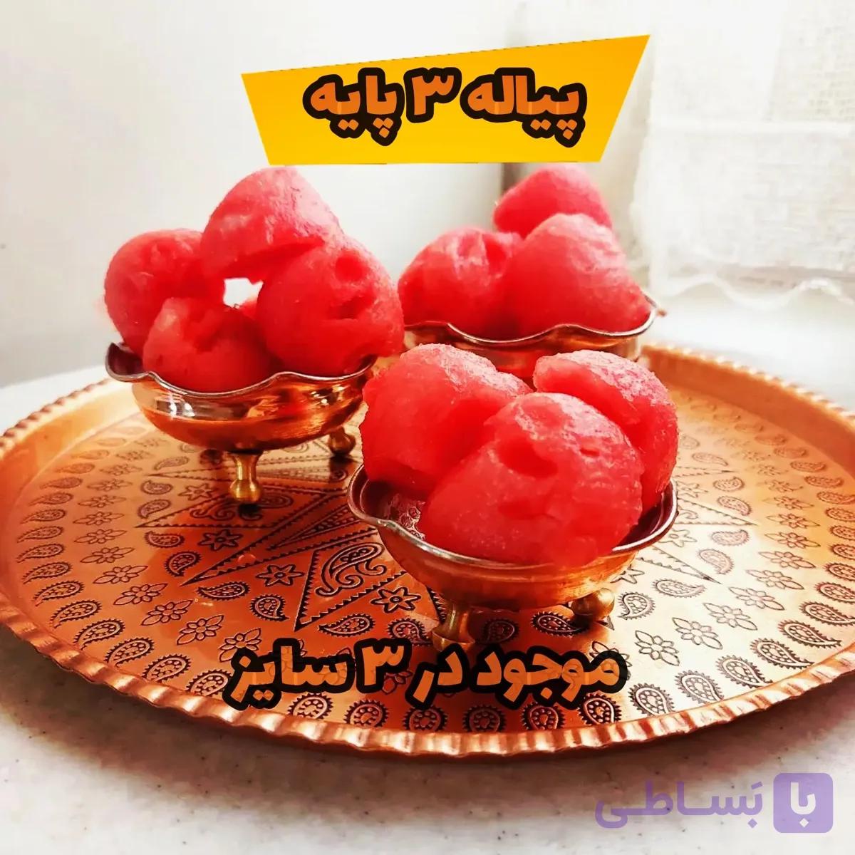 پیاله 3پایه،3عددی باهم،سایز1،2،3