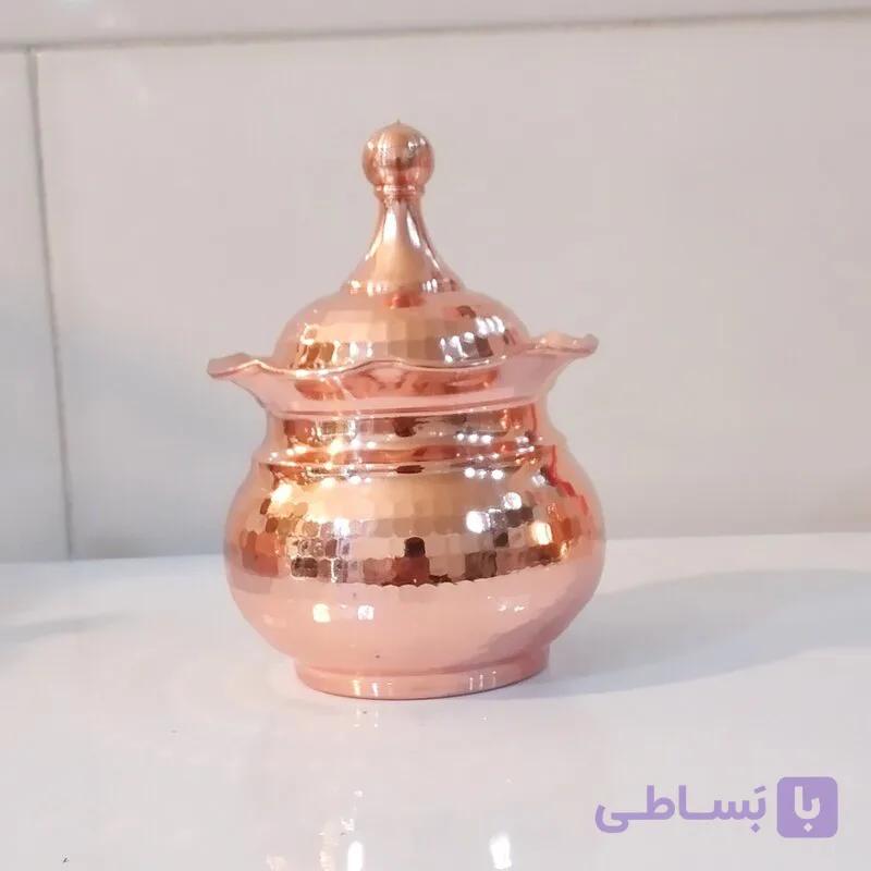قندان گنبدی مسی زنجان چکش کاری و رنگ ثابت نانو