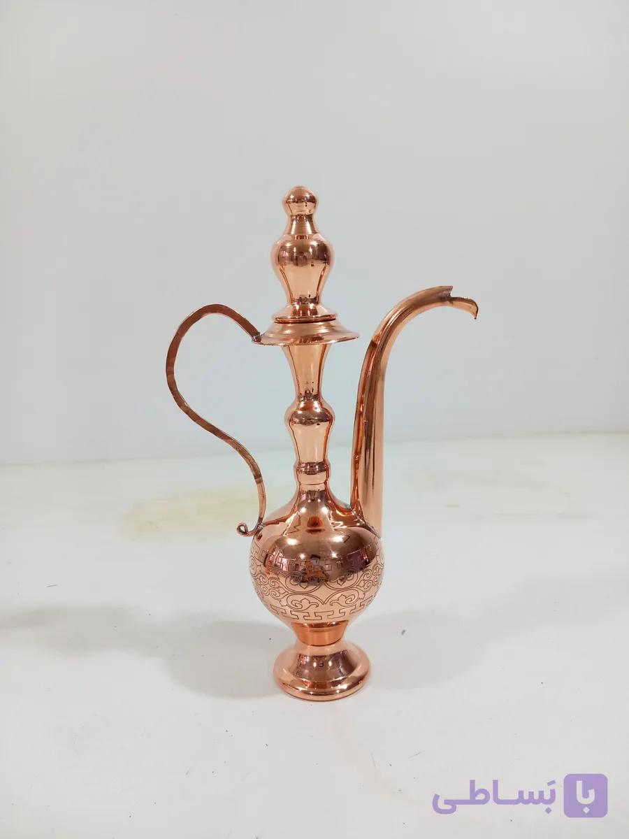 گلاب پاش مسی سایز 1 ارتفاع 2۹ سانت نانوشده رنگ ثابت در مس زنجان نمونه