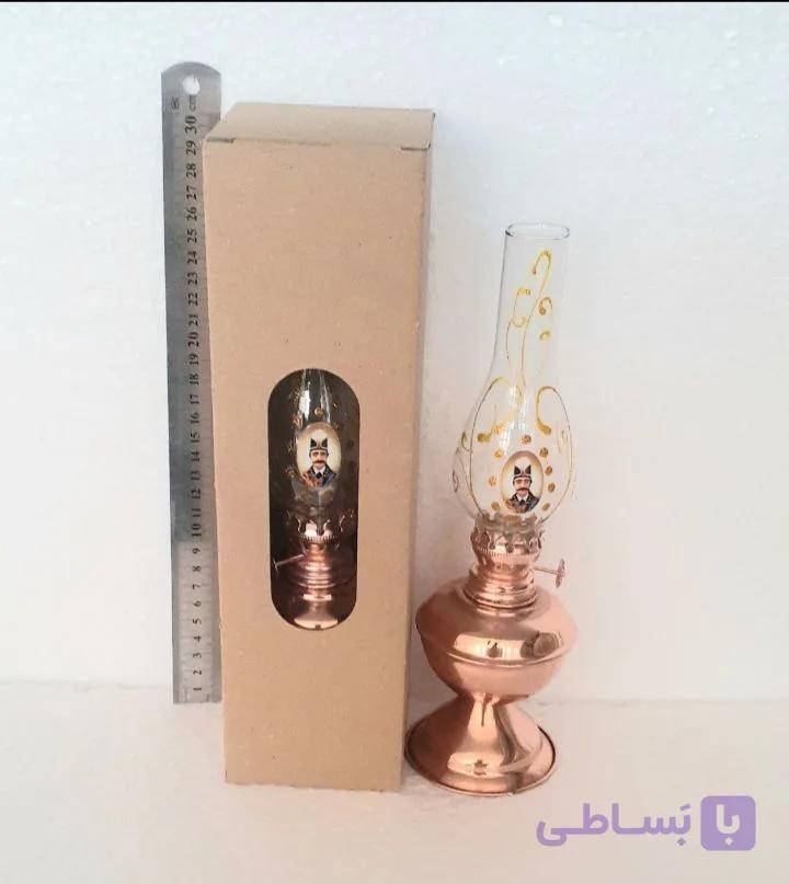 چراغ گردسوز مسی یک عددی در رنک طلایی و مسی