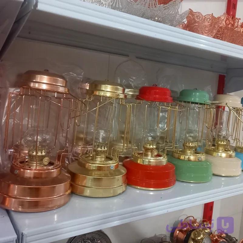 چراغ مدل جدید رنگی رنگی فانتزی آبکاری مسی و طلایی و آنتیک و ...