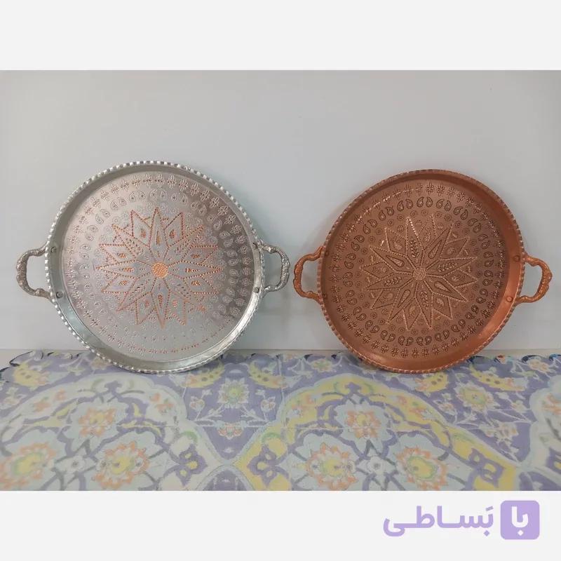 سینی مسی و قلع شده قطر 28 دسته دار و تراش شده نانو