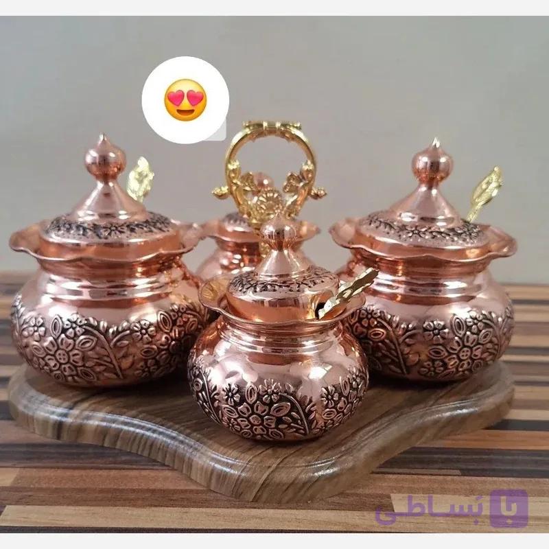 پاسماوری مسی گلبرگ 4تایی با جعبه مخصوص نانو