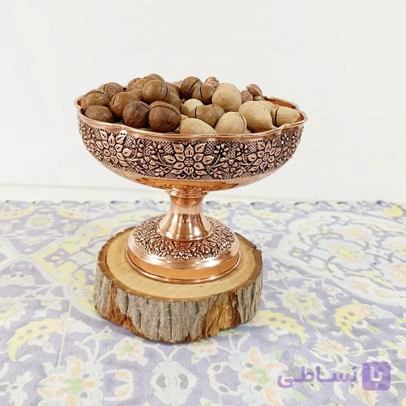 آجیل خوری مسی زنجان گلبرگ و نانو شده قطر ۲۲