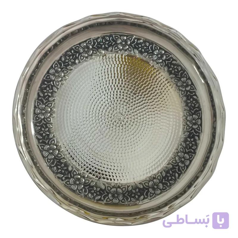 سینی مسی گلبرگ سیاه قلم سایز ۱ قطر ۲۸ سانت