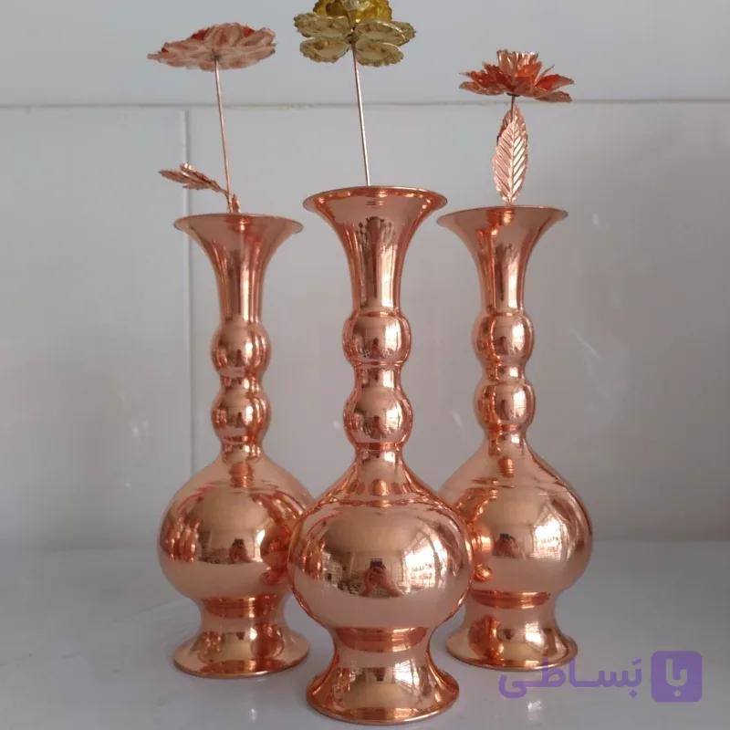 گلدان مسی نانو شده دست ساز با کیفیت درجه یک