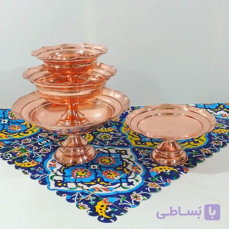 ویژه سرویس پذیرایی 4 تیکه تمام مس زنجان نانو