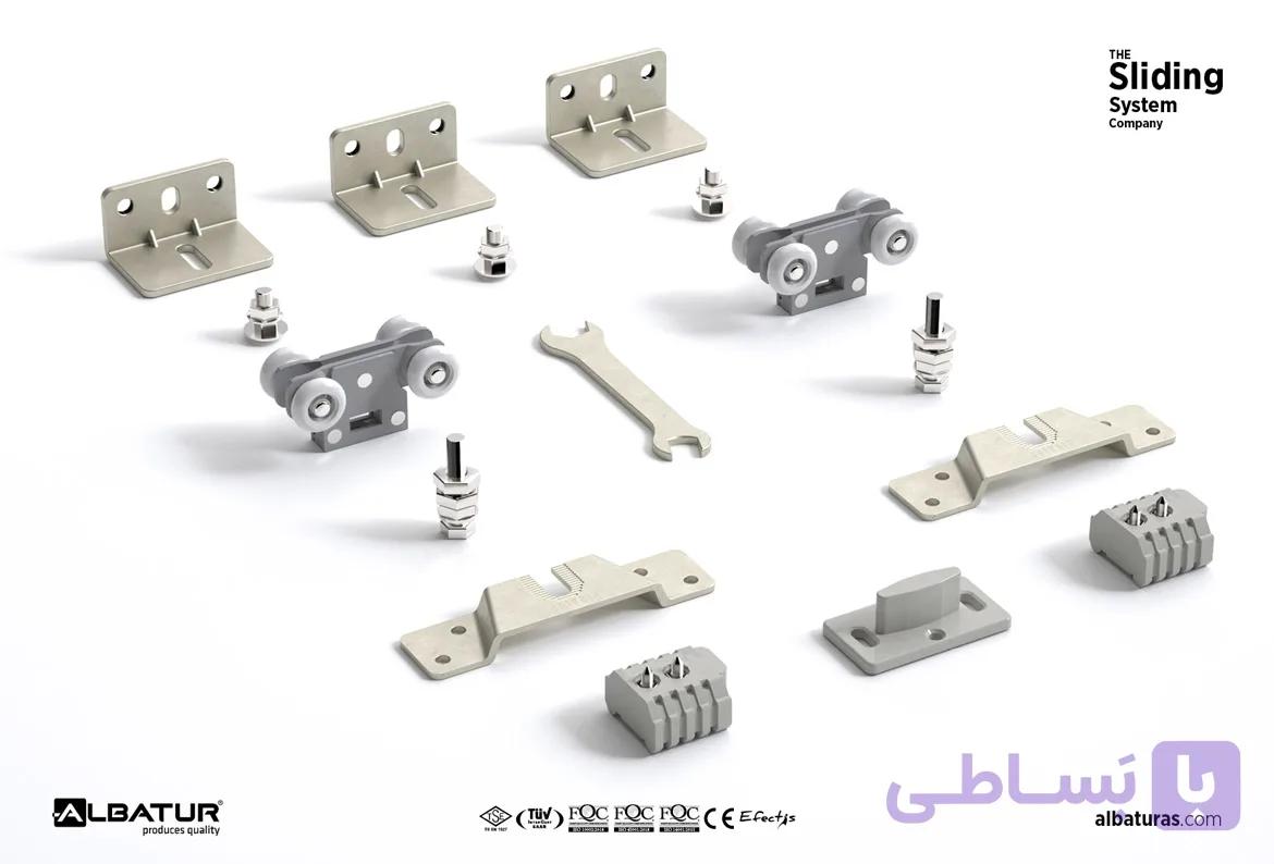 ریل پروفیل Door Slide 7099 ساخت ترکیه کد 150-7091-1400-2000 دو متری
