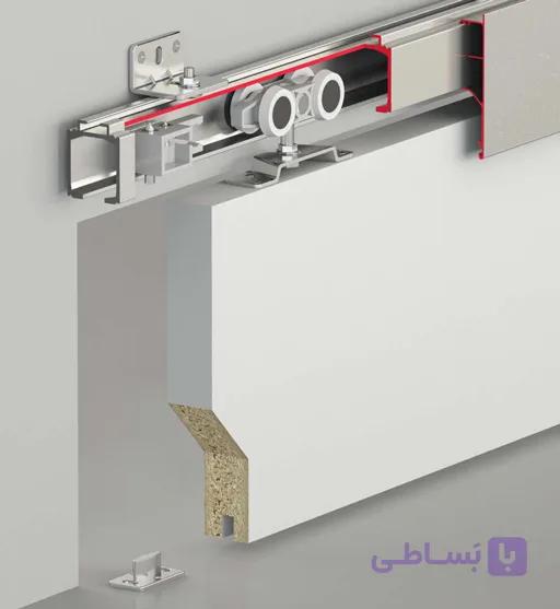 پروفیل 3 متری مکانیزم درب ریلی Door Slide 9700 کد 150-9750-1400-3000 ساخت ترکیه