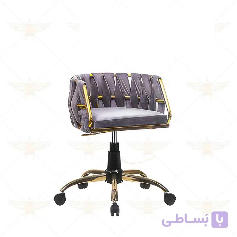 صندلی پیشخوان اداری تحریر ارایشگاهی مدل ساریما چرخدار