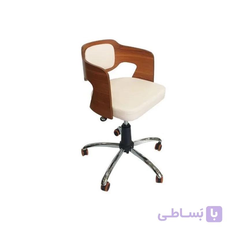 صندلی اداری استادکاری تحریر  کارمندی دانشجویی مدل ساریما چرخدار