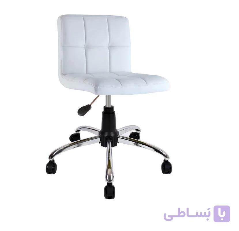صندلی اداری ارایشگاهی گردون مدل ریما دسته دار پنج پر