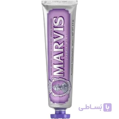 خمیر دندان یاس و نعناع مارویس ایتالیا مدل Jasmin Mint حجم85 میل — تصویر 1