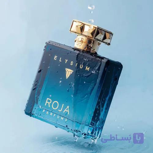 عطر مردانه روژا پرفیوم مدل الیسیوم با رایحه خنک