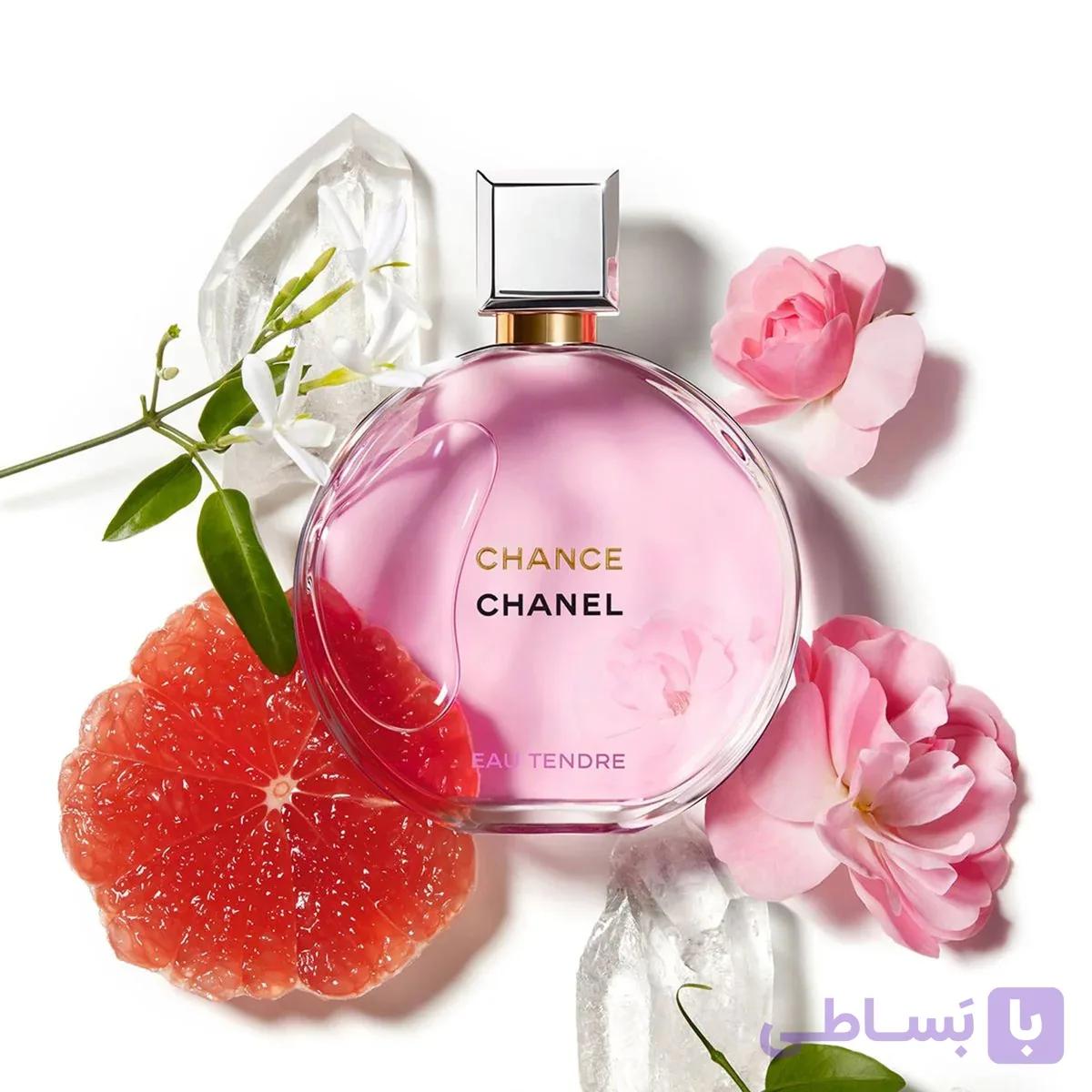 عطر ادوپرفیوم زنانه شنل مدل چنس با رایحه معتدل و گرم