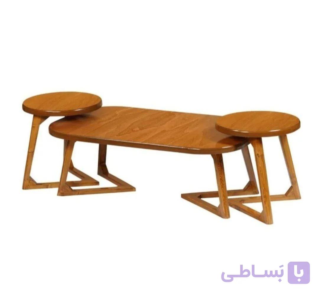 جلو مبلی چوبی کمجا مدل لپ تاپی — تصویر 1