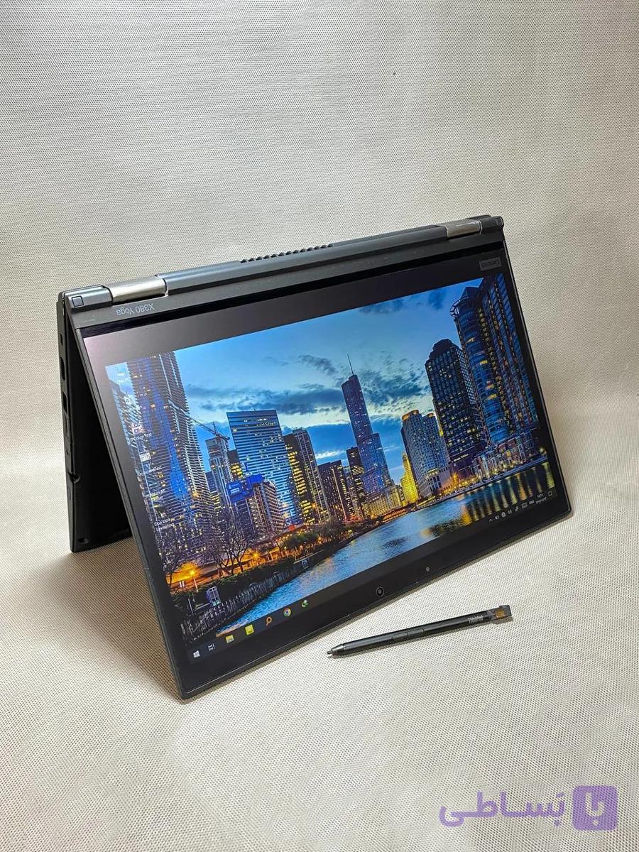 لپ‌تاپ LENOVO Yoga X380 لمسی 360° با قلم — تصویر 1