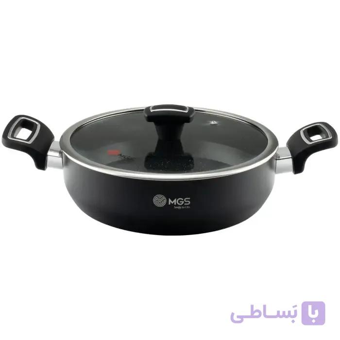 تابه گرانیت MGS سایز 28 دو دسته مدل گارنت — تصویر 1