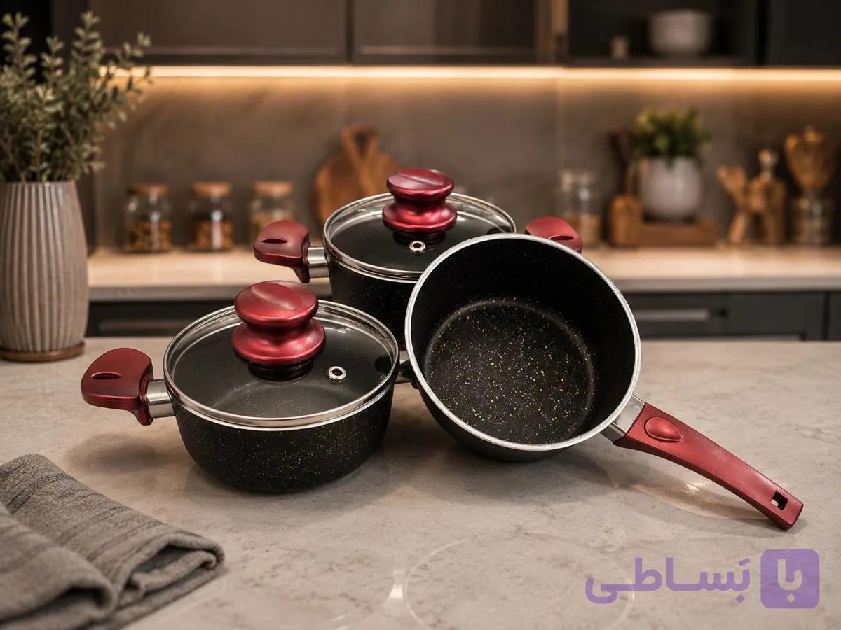 سرویس گرانیتی 5 پارچه سیسمونی فورج PMT — تصویر 1