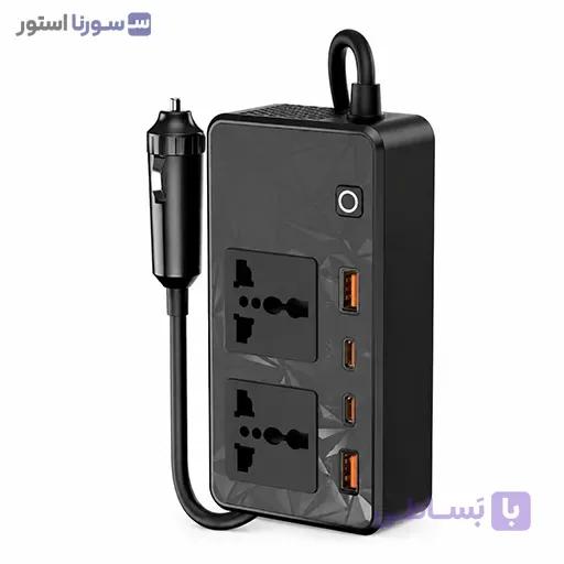 اینورتر فندکی خودرو ارلدام 200 وات مدل ET-LT01 — تصویر 1