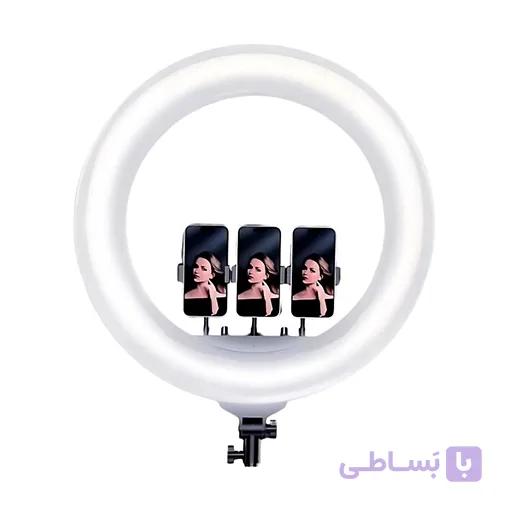 رینگ لایت Plokama R56 | رینگ لایت ۵۶ سانتی حرفه‌ای برای عکاسی و فیلم‌برداری — تصویر 1