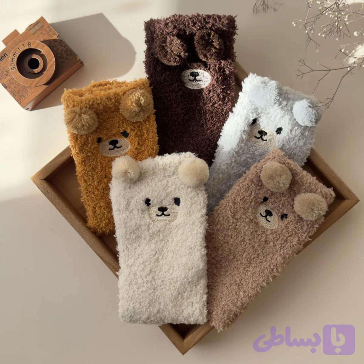 جوراب حوله ای وارداتی 2213 — تصویر 1