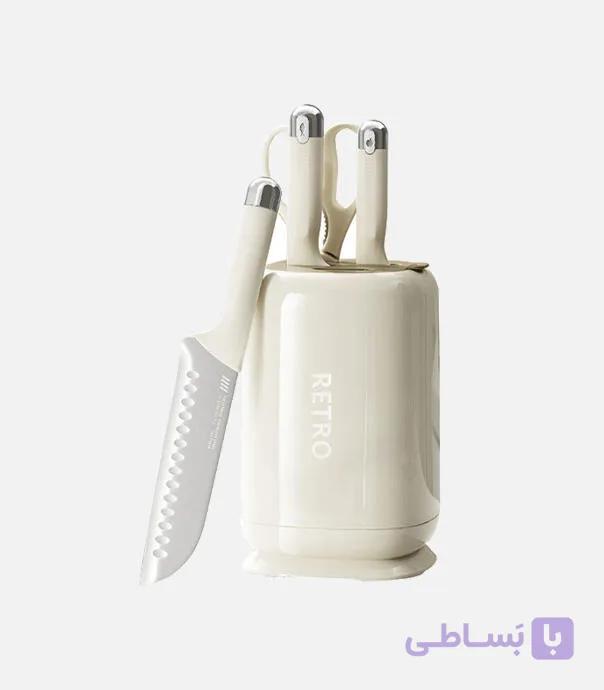ست چاقو آشپزخانه 5 تکه دین تیک مدل DINTAKE Monica