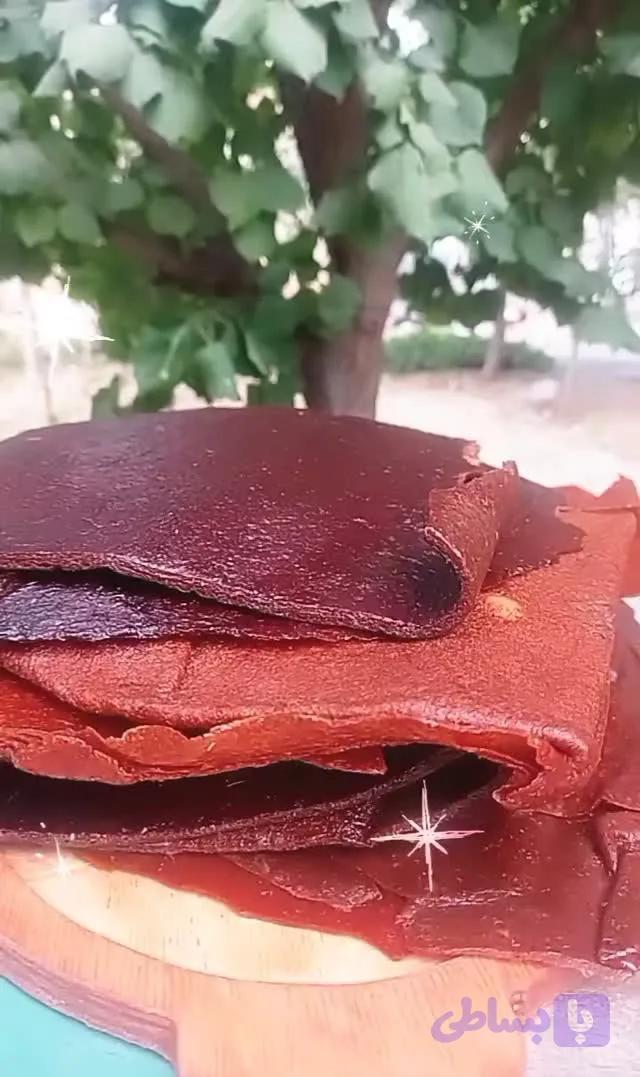 لواشک آلو ترش خانگی خوشمزه بهداشتی یک کیلویی