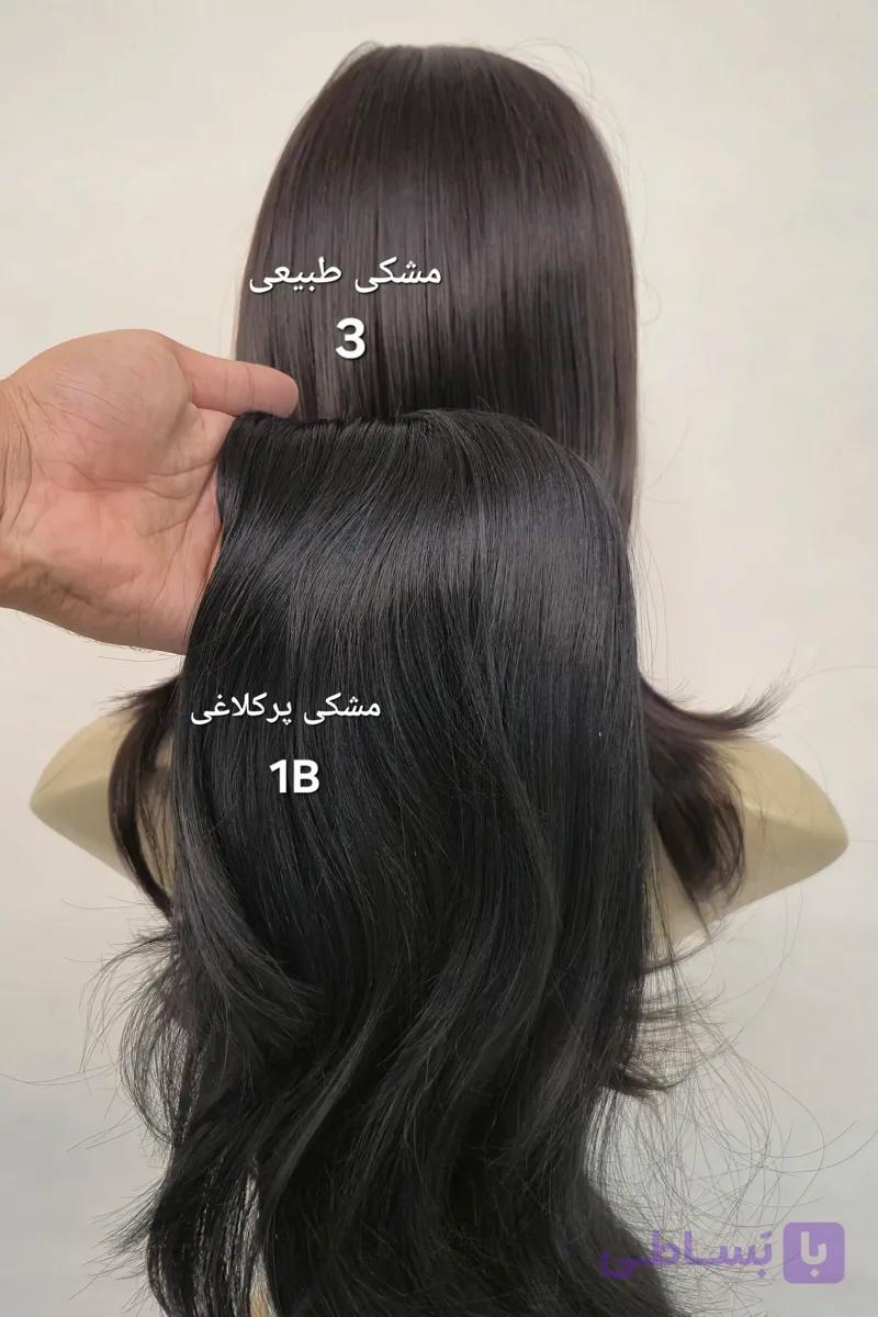 کلاه گیس زنانه متوسط لَخت 824