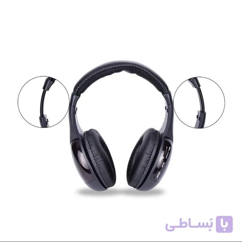 هدفون 5 کاره میکروفایر اصل مدل GH738
