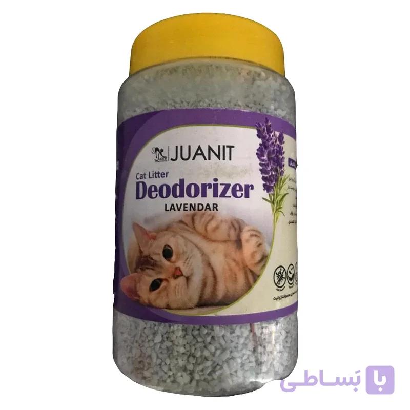 بوگیر خاک بستر گربه ژوانیت وزن 700 گرم رایحه لیمو