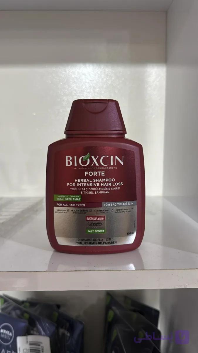 🌿 شامپو گیاهی ضد ریزش موی Bioxcin Forte – مخصوص ریزش موی شدید (300 میلی‌لیتر)